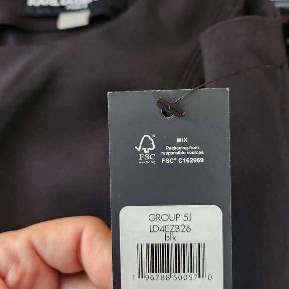 64- NWT KARL LAGERFIELD PARIS CREPE SHEATH DRESS - Picture 7 of 10